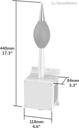 noise sensor dimensions